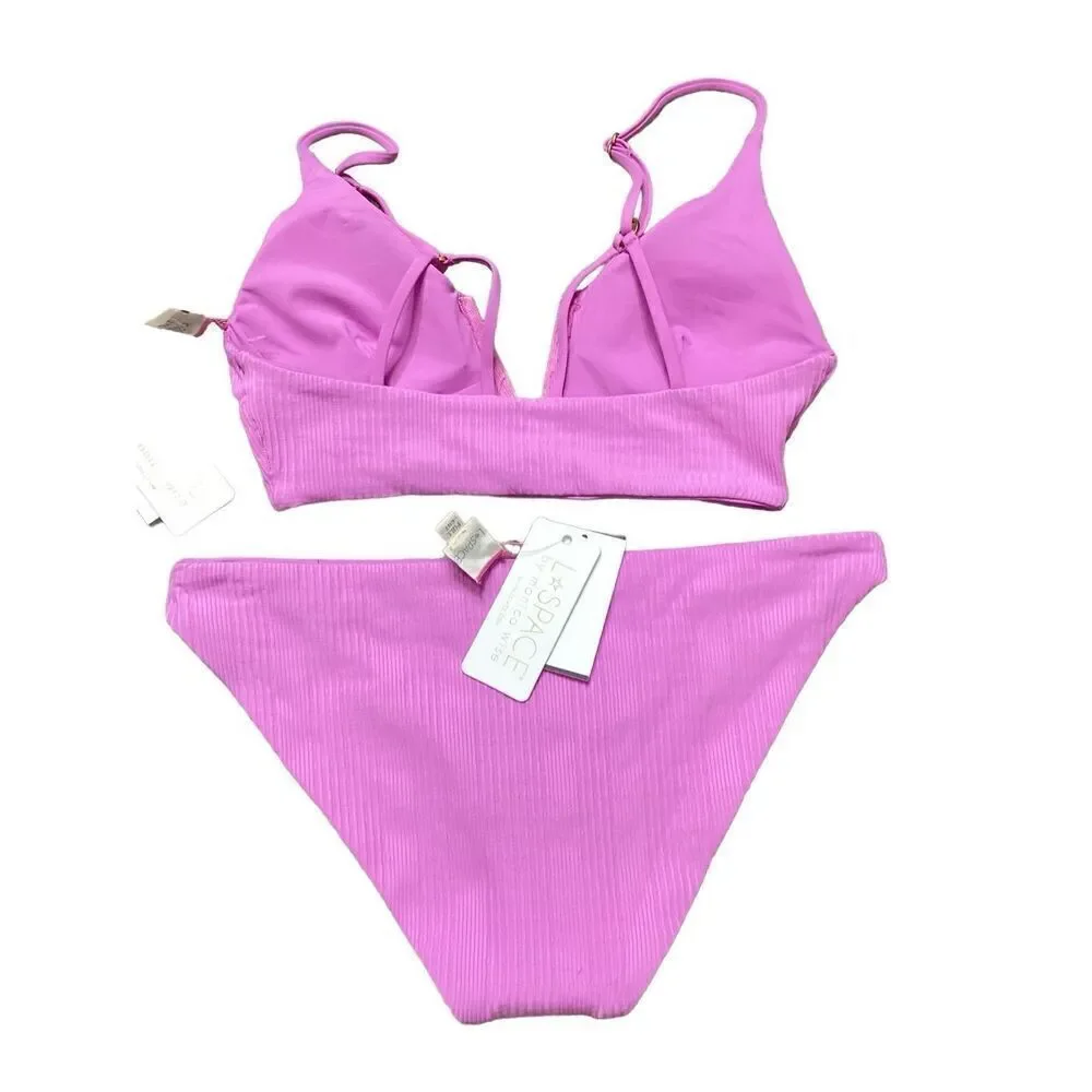 New. L*SPACE v-wire bikini set. Retails $185. Small